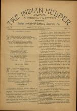 The Indian Helper (Vol. 10, No. 13)