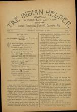 The Indian Helper (Vol. 10, No. 14)