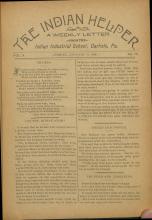 The Indian Helper (Vol. 10, No. 15)