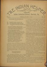 The Indian Helper (Vol. 10, No. 23)