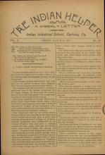 The Indian Helper (Vol. 10, No. 26)