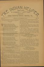 The Indian Helper (Vol. 10, No. 8)