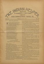 The Indian Helper (Vol. 11, No. 39)