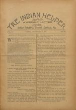 The Indian Helper (Vol. 11, No. 48)