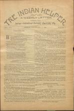 The Indian Helper (Vol. 13, No. 10)