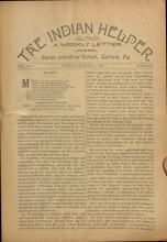 The Indian Helper (Vol. 13, No. 21)