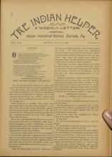 The Indian Helper (Vol. 13, No. 39)