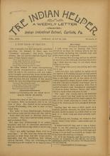 The Indian Helper (Vol. 13, No. 40)