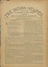 The Indian Helper (Vol. 14, No. 49)