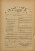 The Indian Helper (Vol. 15, No. 18)