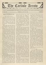 The Carlisle Arrow (Vol. 5, No. 38)