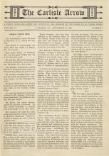 The Carlisle Arrow (Vol. 6, No. 1)