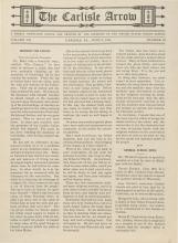 The Carlisle Arrow (Vol. 7, No. 40)