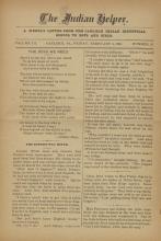 The Indian Helper (Vol. 3, No. 25)