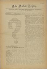 The Indian Helper (Vol. 4, No. 21) 