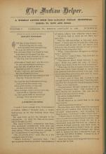 The Indian Helper (Vol. 5, No. 20)