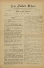 The Indian Helper (Vol. 5, No. 33)