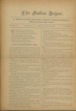 The Indian Helper (Vol. 5, No. 40)