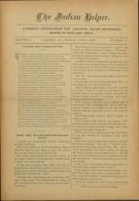 The Indian Helper (Vol. 5, No. 41)