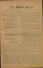 The Indian Helper (Vol. 6, No. 13)