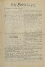 The Indian Helper (Vol. 6, No. 19)