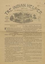 The Indian Helper (Vol. 7, No. 1)
