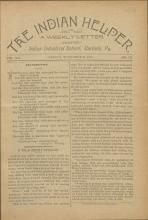 The Indian Helper (Vol. 7, No. 12) 