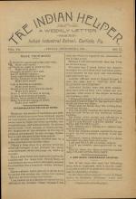 The Indian Helper (Vol. 7, No. 13)