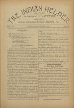 The Indian Helper (Vol. 7, No. 15)