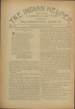 The Indian Helper (Vol. 7, No. 21)