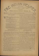 The Indian Helper (Vol. 7, No. 28)