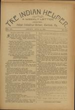 The Indian Helper (Vol. 7, No. 32)