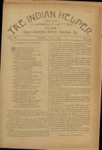 The Indian Helper (Vol. 7, No. 34)