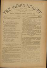 The Indian Helper (Vol. 7, No. 38)