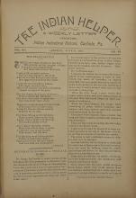 The Indian Helper (Vol. 7, No. 40)