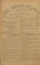 The Indian Helper (Vol. 8, No. 33)