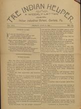 The Indian Helper (Vol. 8, No. 39)