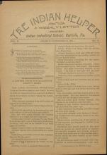 The Indian Helper (Vol. 10, No. 51)
