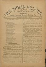 The Indian Helper (Vol. 10, No. 52)