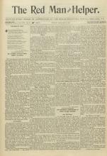 The Red Man and Helper (Vol. 1, No. 28)
