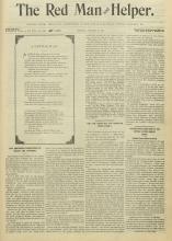 The Red Man and Helper (Vol. 1, No. 35)