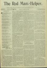 The Red Man and Helper (Vol. 1, No. 38)