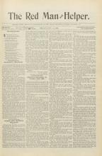 The Red Man and Helper (Vol. 2, No. 15)