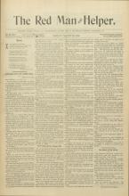 The Red Man and Helper (Vol. 2, No. 33)