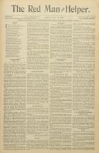 The Red Man and Helper (Vol. 4, No. 22)