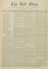 The Red Man (Vol. 9, No. 8)