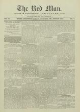 The Red Man (Vol. 11, No. 7)