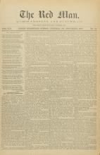 The Red Man (Vol. 8, No. 12)