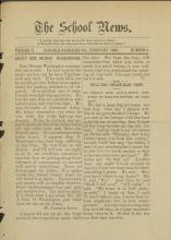 The School News (Vol. 2, No. 9)