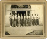 Eleven Male Student Athletes, c. 1912